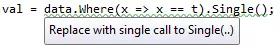 LINQ中Single(predicate) 和 Where(predicate).Single()到底谁快？