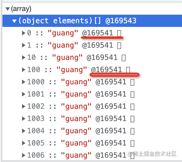 通过Chrome Devtools的Memory工具证明string的内存分配方式