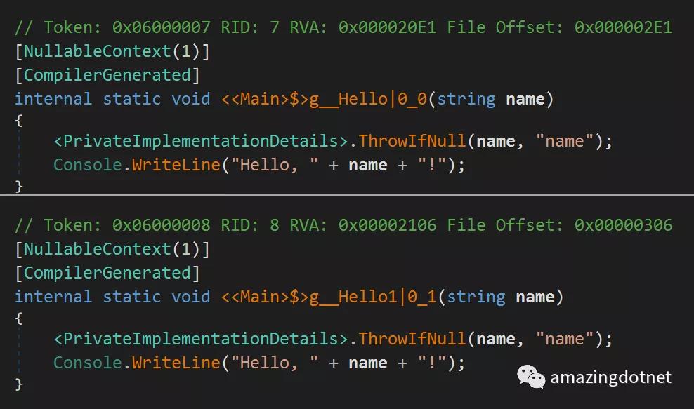 C# 11中的参数null检查