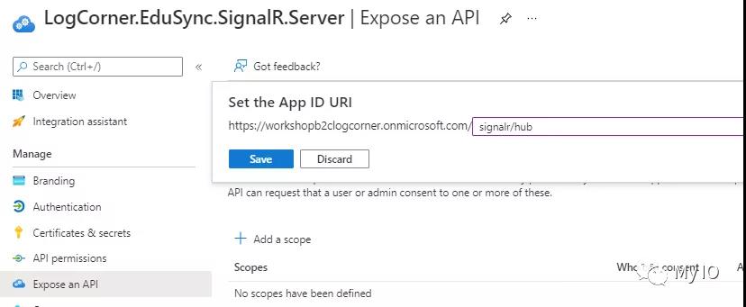 使用 SignalR 和 Azure Active Directory 构建和保护实时通信