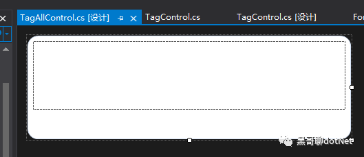 c#winform自定义控件实现标签控件