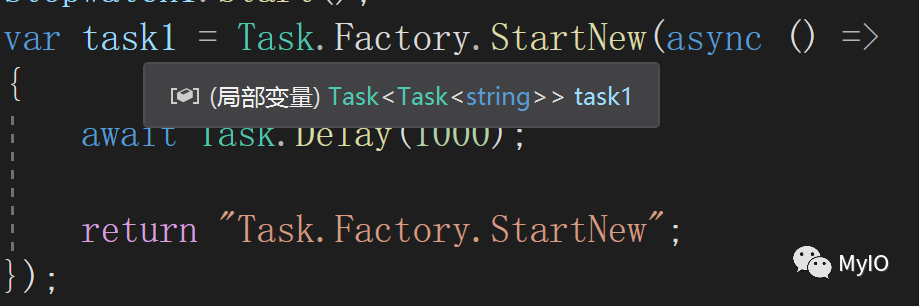 Task.Factory.StartNew<TResult>和Task.Run<TResult>到底有什么区别？