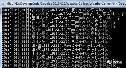 C#+HtmlAgilityPack+XPath带你采集数据(以采集天气数据为例子)