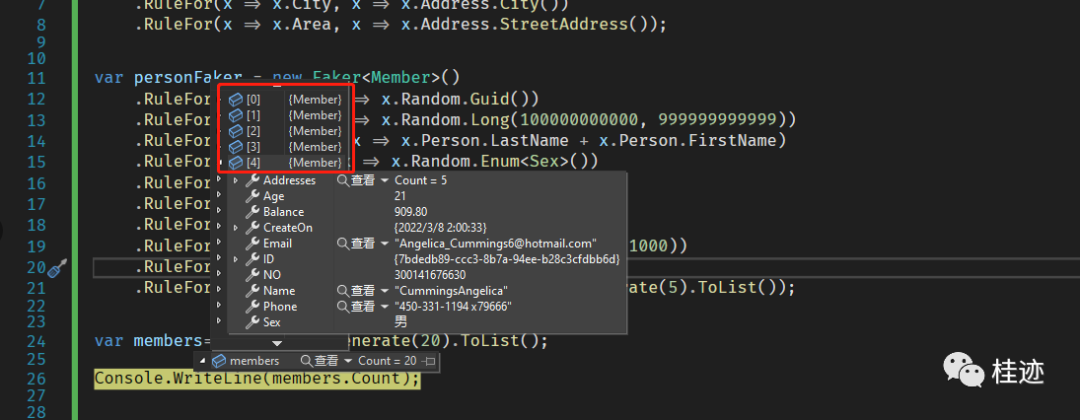 Visual Studio 2022之DebuggerVisualizer