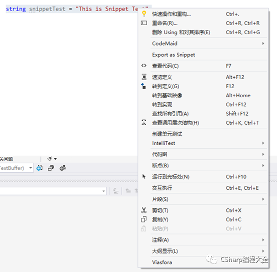 Visual Studio SnippetDesigner使用