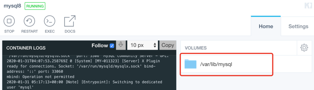 Docker mysql容器数据库丢失找回指南