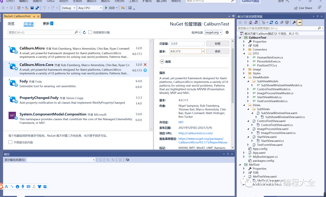 C# WPF MVVM开发框架Caliburn.Micro快速搭建③