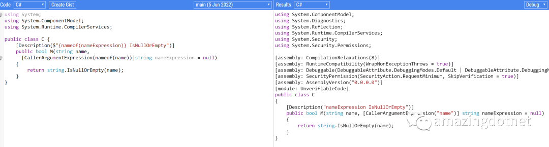 C# 11更加实用的 nameof