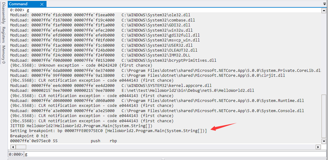 .NET Core/.NET5时候调试基础之WinDbg 加载sos.dll调试