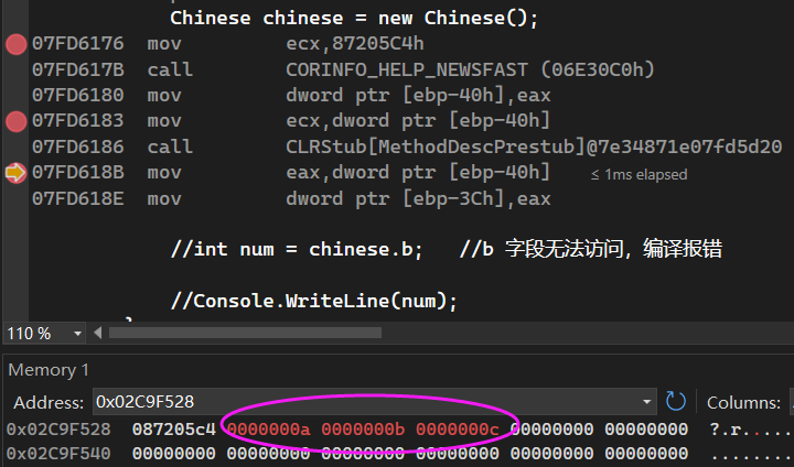 C# 类继承中的私有字段都去了哪里?