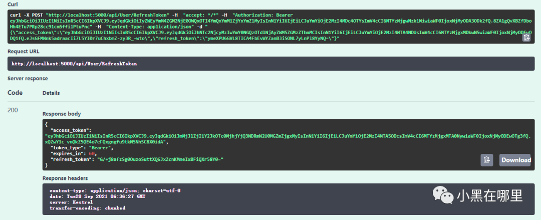 使用identity+jwt保护你的webapi(三)——refresh token