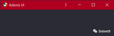 开源WPF控件库-AdonisUI