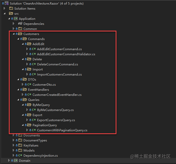 ASP.NET Core 轻量级开源项目（遵循CleanArchitecture原则）