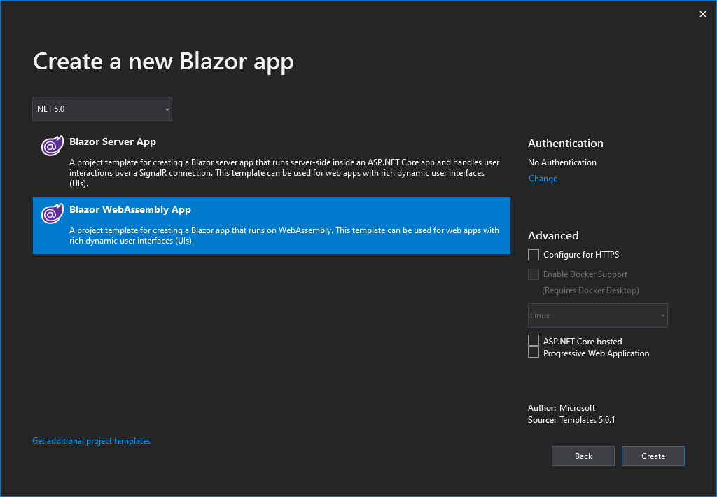 Blazor Server 和 WebAssembly 应用程序入门指南