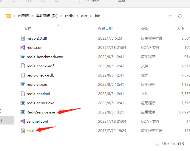 使用Redis源码编译发布 Windows 版 Redis For Windows 发行包