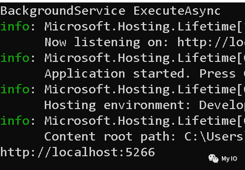 如何在BackgroundService获取ASP.NET Core启动地址