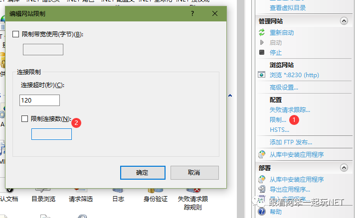 IIS配置项和支持10W高并发请求优化