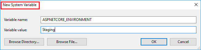 ASP .NET CORE 根据环境变量支持多个 appsettings.json