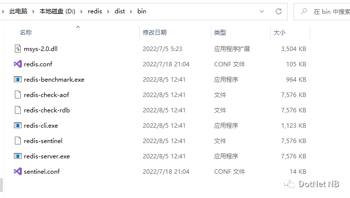 使用Redis源码编译发布 Windows 版 Redis For Windows 发行包