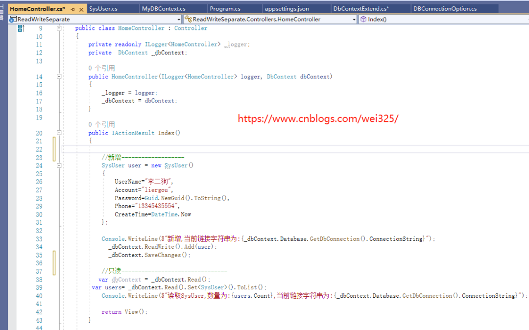 SQL Server、MySQL主从搭建,EF Core读写分离代码实现