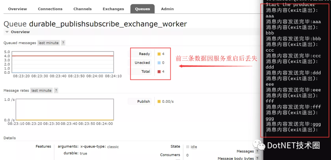 .Net Core&RabbitMQ消息存储可靠机制