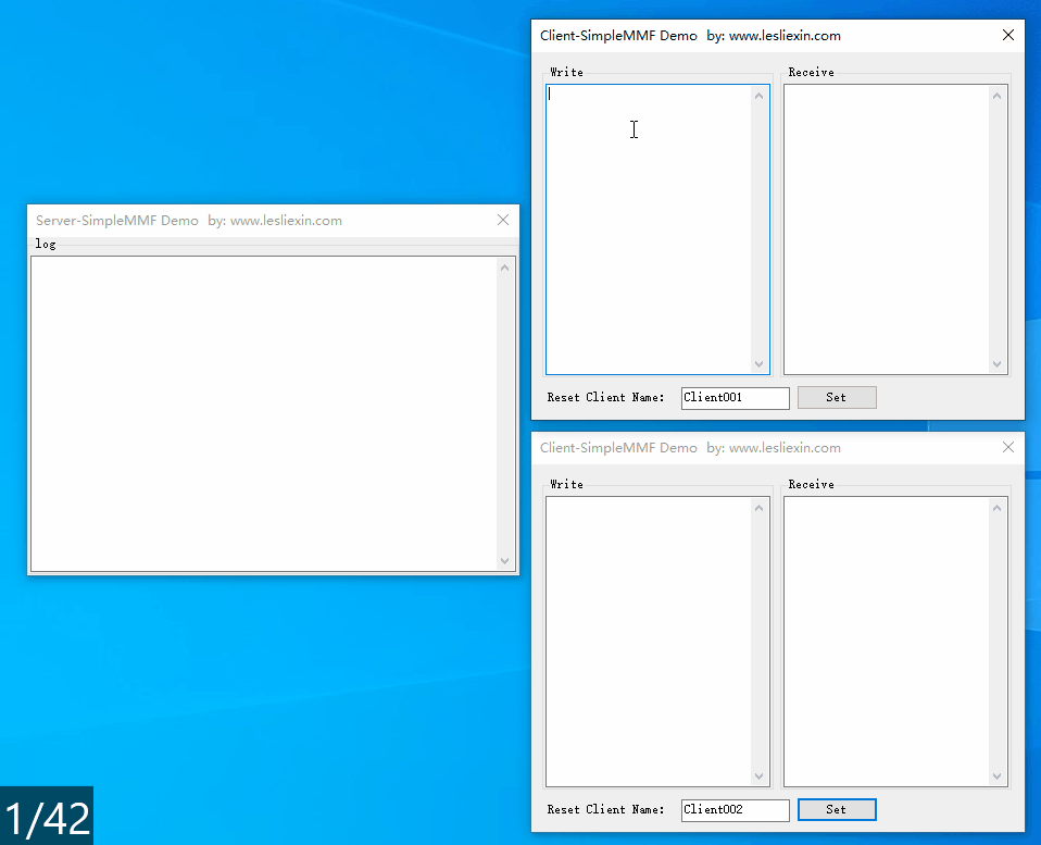 .NET 进程间通信框架 — SimpleMMF