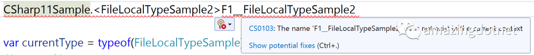 C# 11 中的 file local type