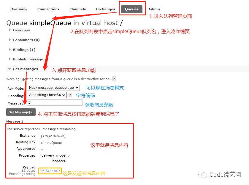 RabbitMQ之消息模式简单易懂，超详细分享
