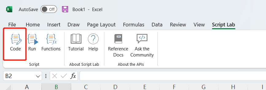 那些Excel中的脚本：基本知识