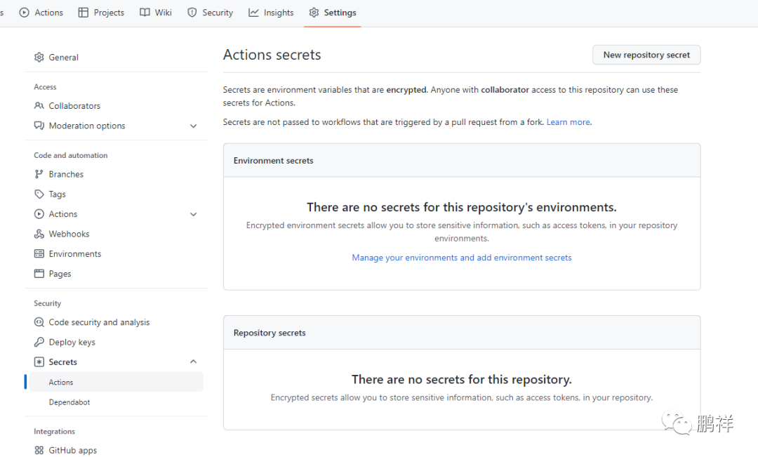 GitHub Actions构建镜像并部署服务