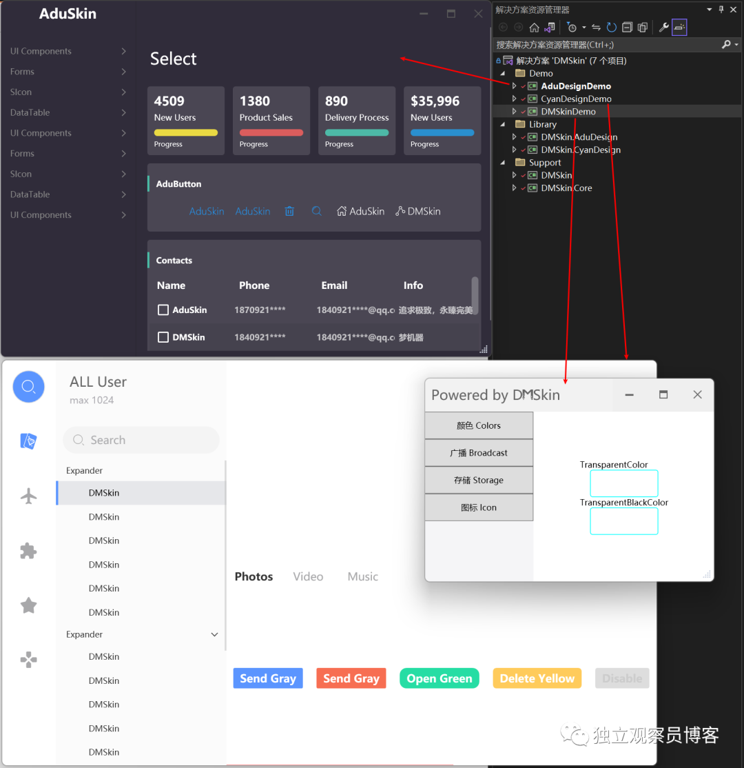 几十款 WPF 控件 - UI 库，总有一款适合你
