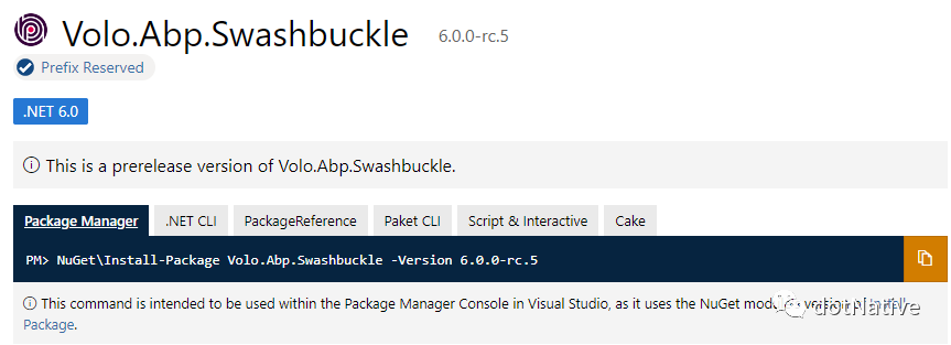 .NET 6 之 ABP vNext 初体验