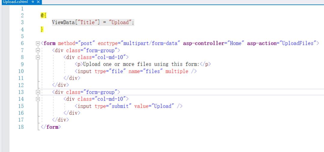 ASP.NET Core 上传多文件 超简单教程