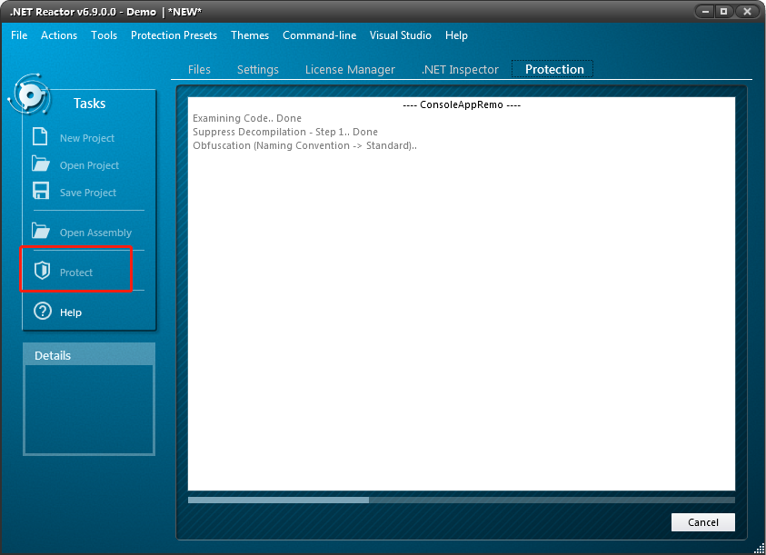 C#程序发布时,通过.NETReactor进行加密混淆