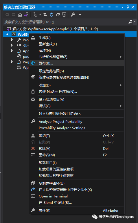 XAML 创建浏览器应用程序