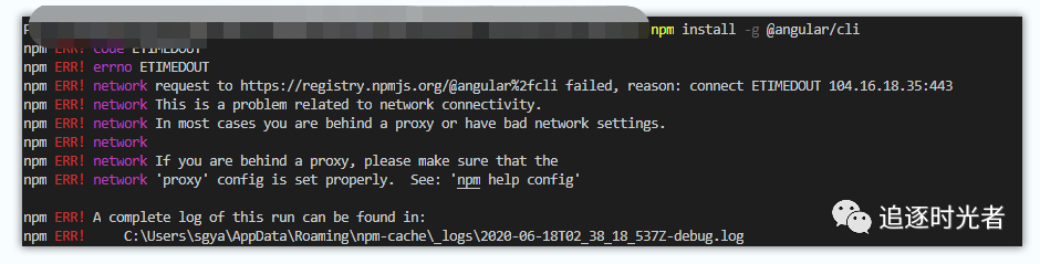 Angular入门，开发环境搭建，使用Angular CLI创建你的第一个Angular项目
