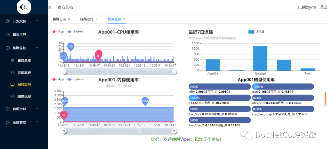 .net core 微服务 快速开发框架 Viper 初体验