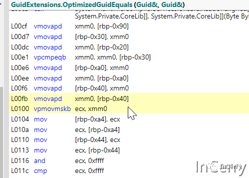 .NET7是如何优化Guid.Equals性能的？