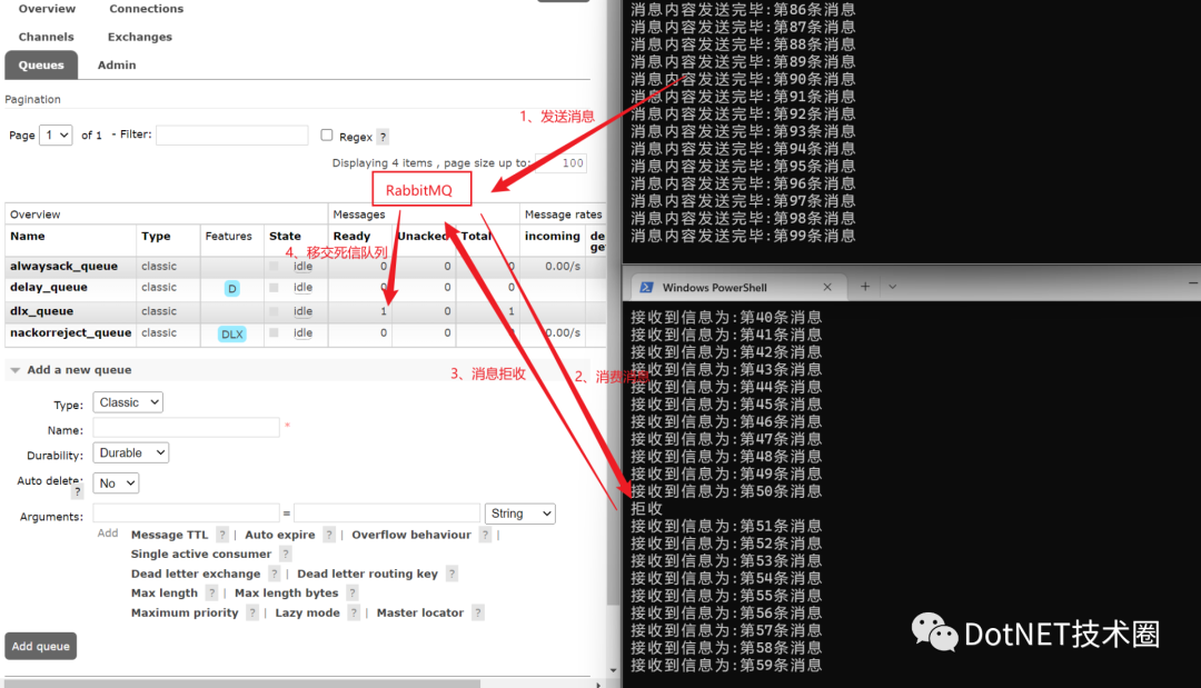 .Net Core&RabbitMQ限制循环消费