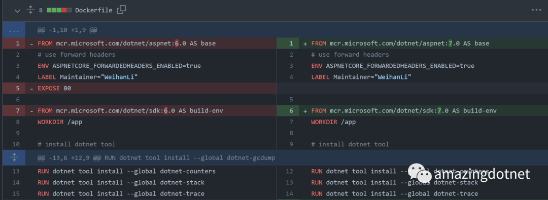 从 .NET 6 更新到 .NET 7