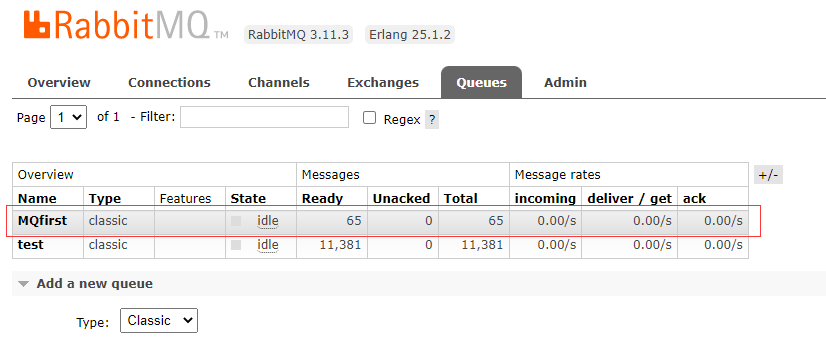 .NET 7使用RabbitMQ的最简入门