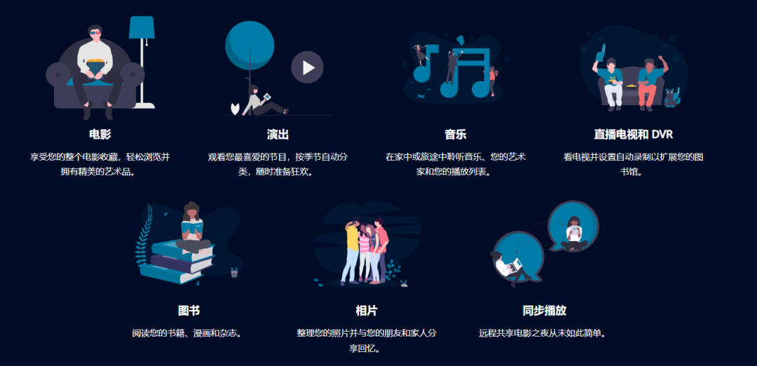 null .NET 6 开发的开源媒体系统Jellyfin