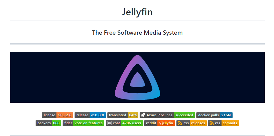 .NET 6 开发的开源媒体系统Jellyfin