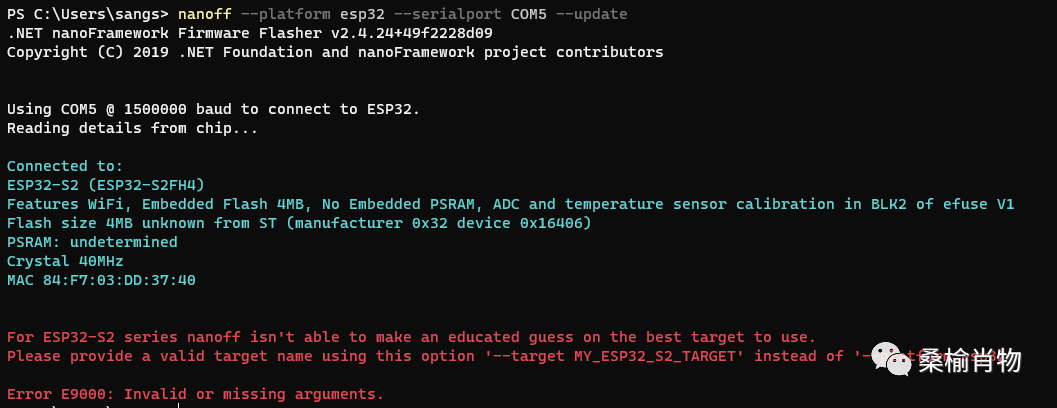 null 快速入门 .NET nanoFramework 开发 ESP32-Pico 应用