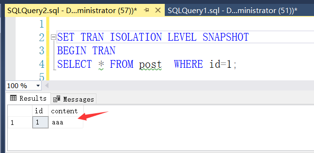 SQLSERVER 快照隔离级别 到底怎么理解?