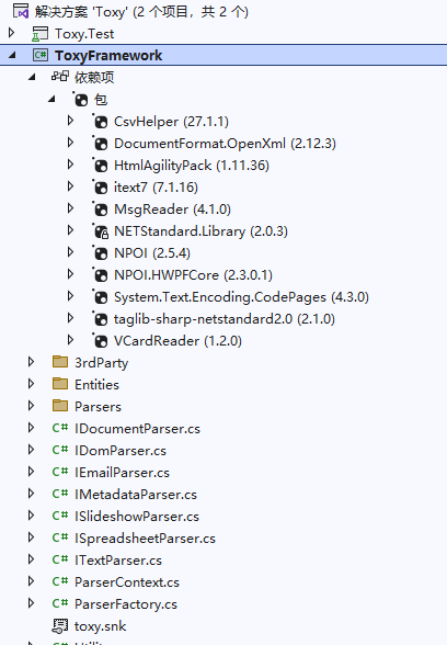 推荐一个跨平台支持Word, Excel, CSV, Email等30多种格式的.NET操作库toxy