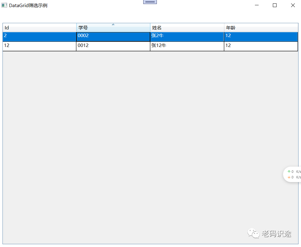 让WPF中的DataGrid像Excel一样可以筛选