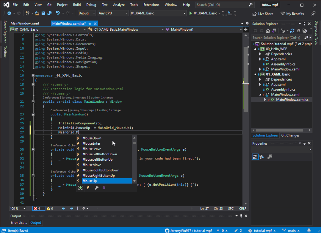 null WPF 基础系列教程 - XAML 基础
