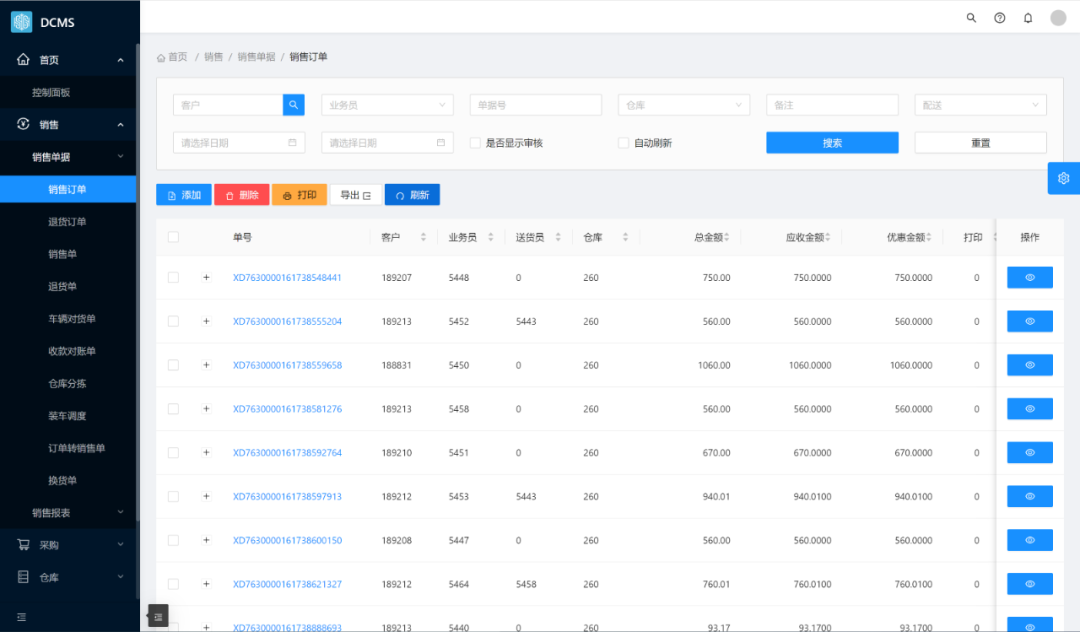 一款.NET开发的基于Saas的轻量级新零售快消CRM/ERP系统