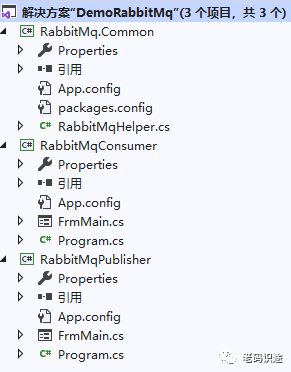RabbitMQ系列文章之C#利用RabbitMQ实现点对点消息传输
